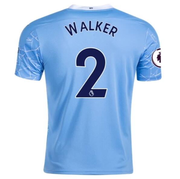 Manchester City Home Kit Soccer Jersey KYLE WALKER #2 2020/21